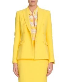 Altuzarra Indiana Double-Breasted Crepe Jacket at Neiman Marcus